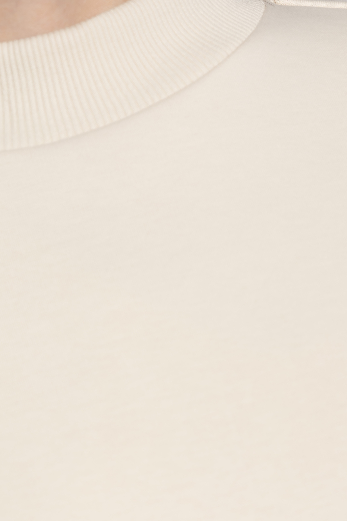 ATTICO THE ATTICO CURVED HEM OPEN BACK T-SHIRT