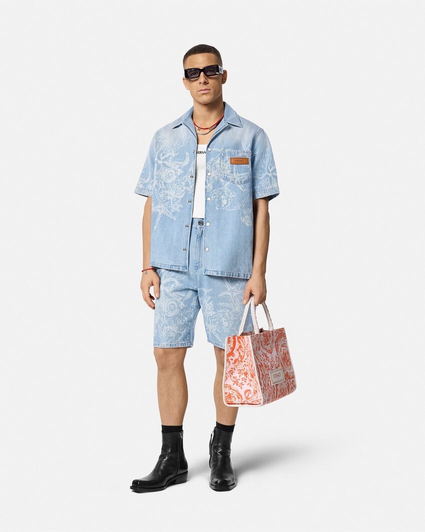 Versace Pants & Shorts In Blue