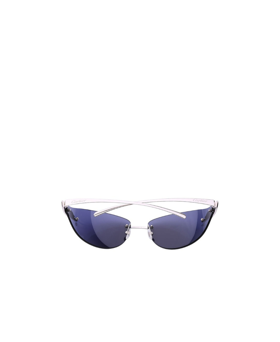 Cartier Logo Sunglasses In Purple