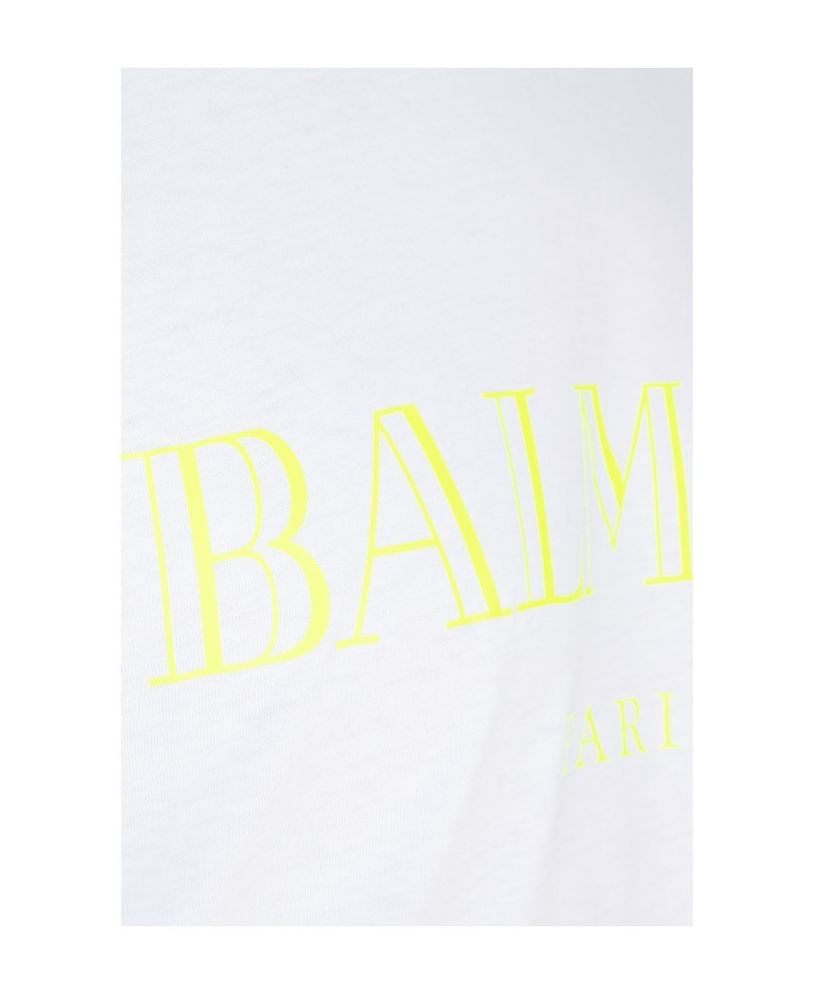 BALMAIN LOGO PRINTED T-SHIRT 