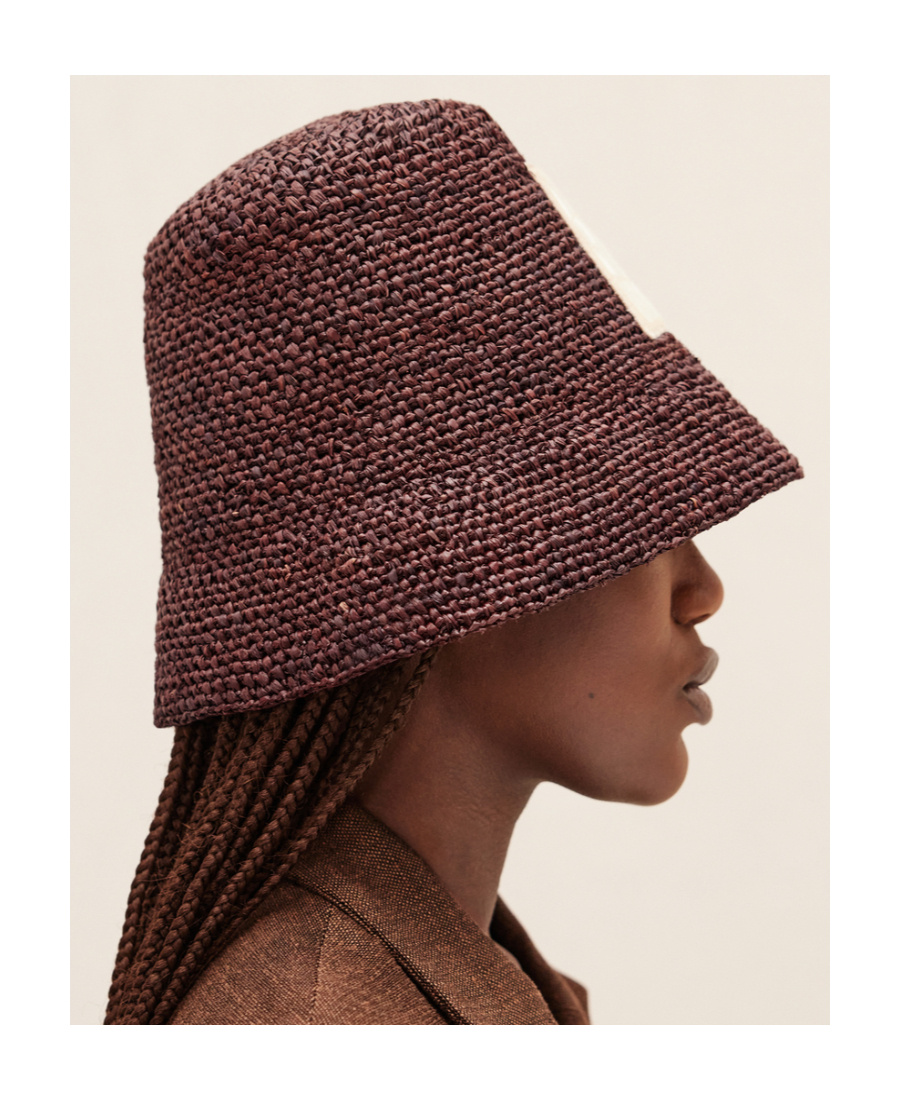 Shop Jacquemus Le Bob Ficiu Bucket Hat In Red