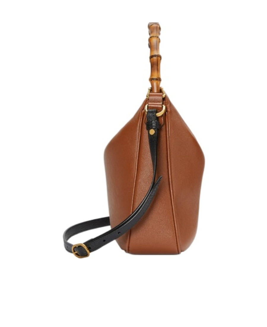 Gucci Women Diana Small Leather Shoulder Bag In Brown