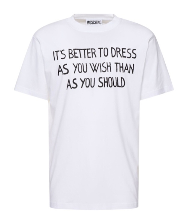 Moschino T-shirt With Lettering Print