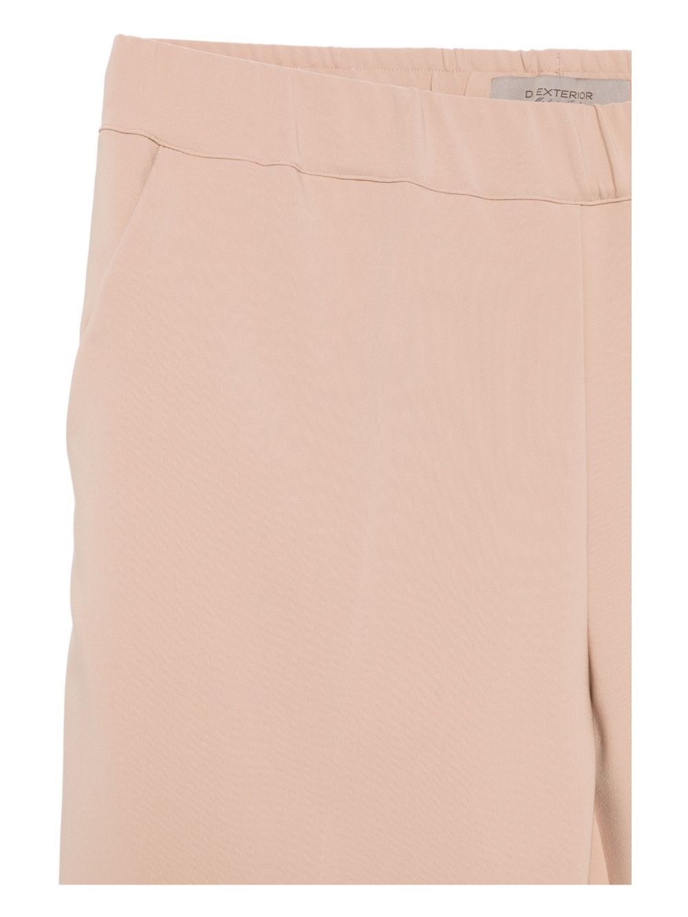 D Exterior Elasticated-waistband Trousers In Brown