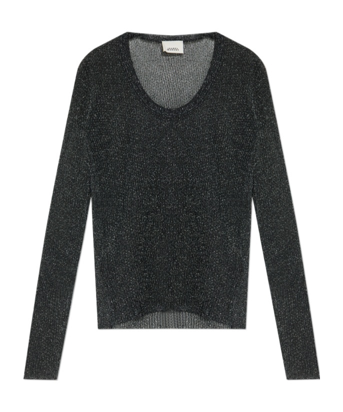 Isabel Marant Long Sleeve Top In Black
