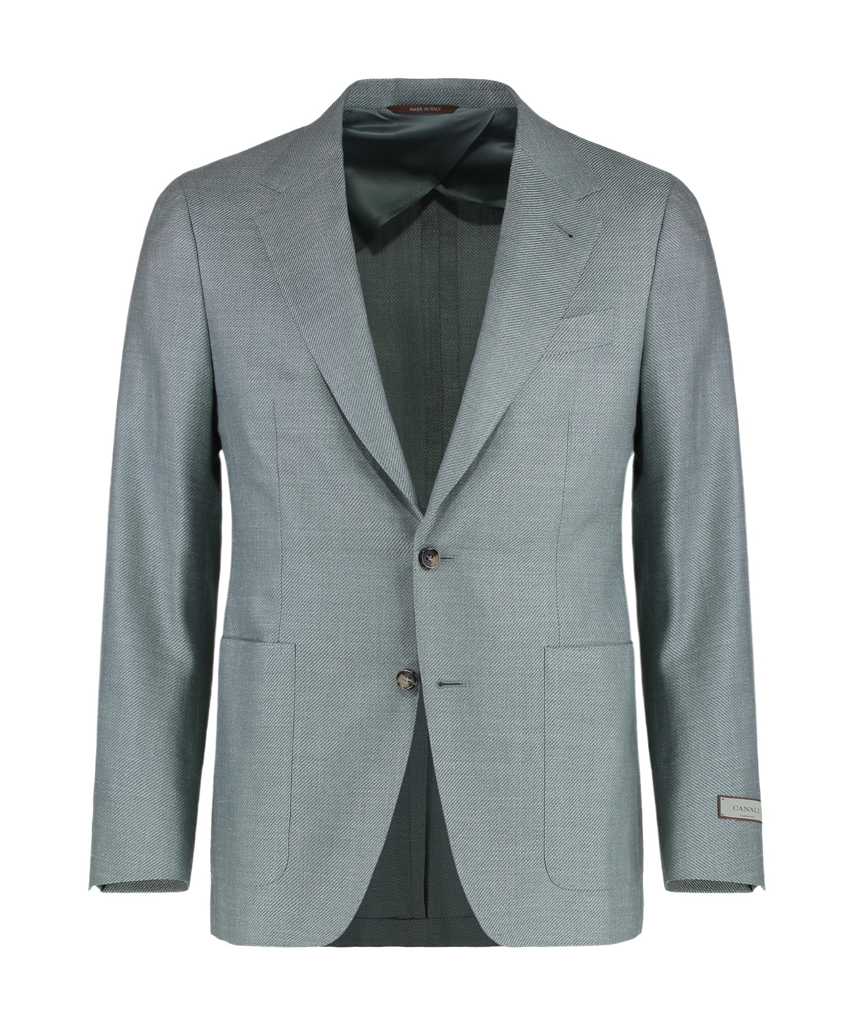 Canali Single-breasted Two-button Jacket In Gray