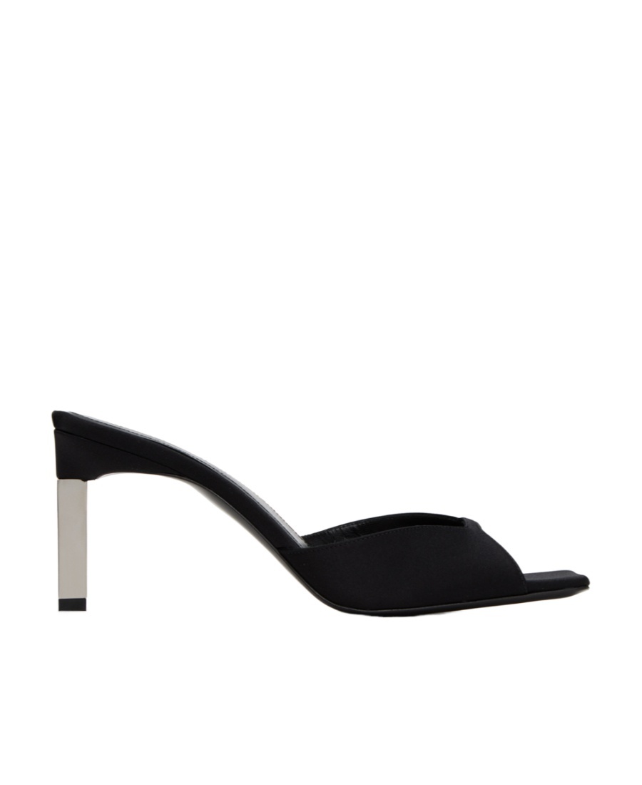 Attico Open-toed High-heeled Sandals In Black