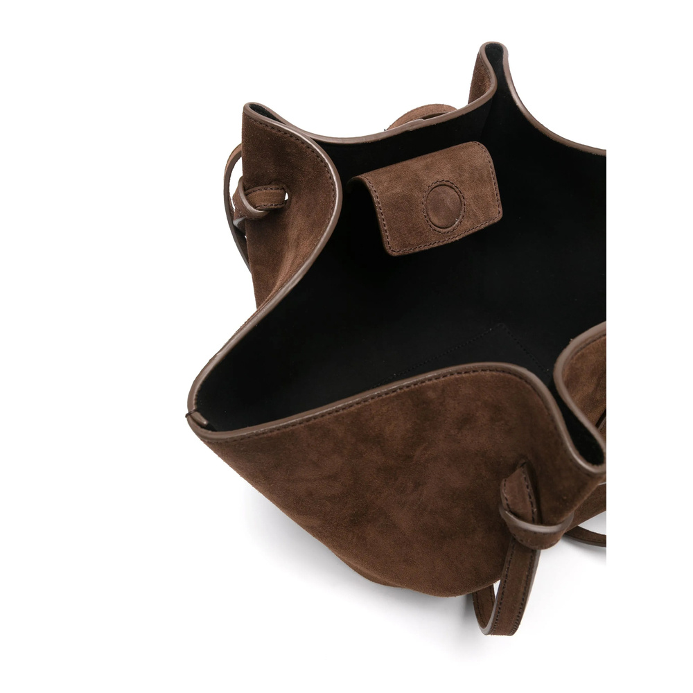 Yuzefi Suede Tote Bag In Brown