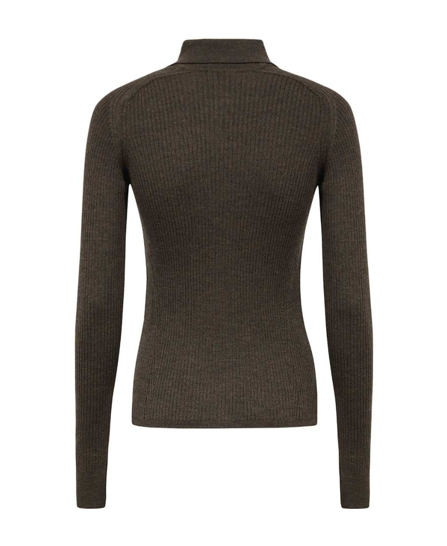 Shop Bally Long-sleeved Sweater In Black