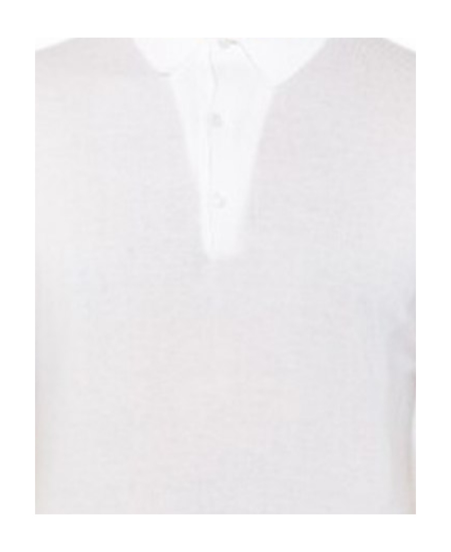 John Smedley Adrian Polo Shirt In White