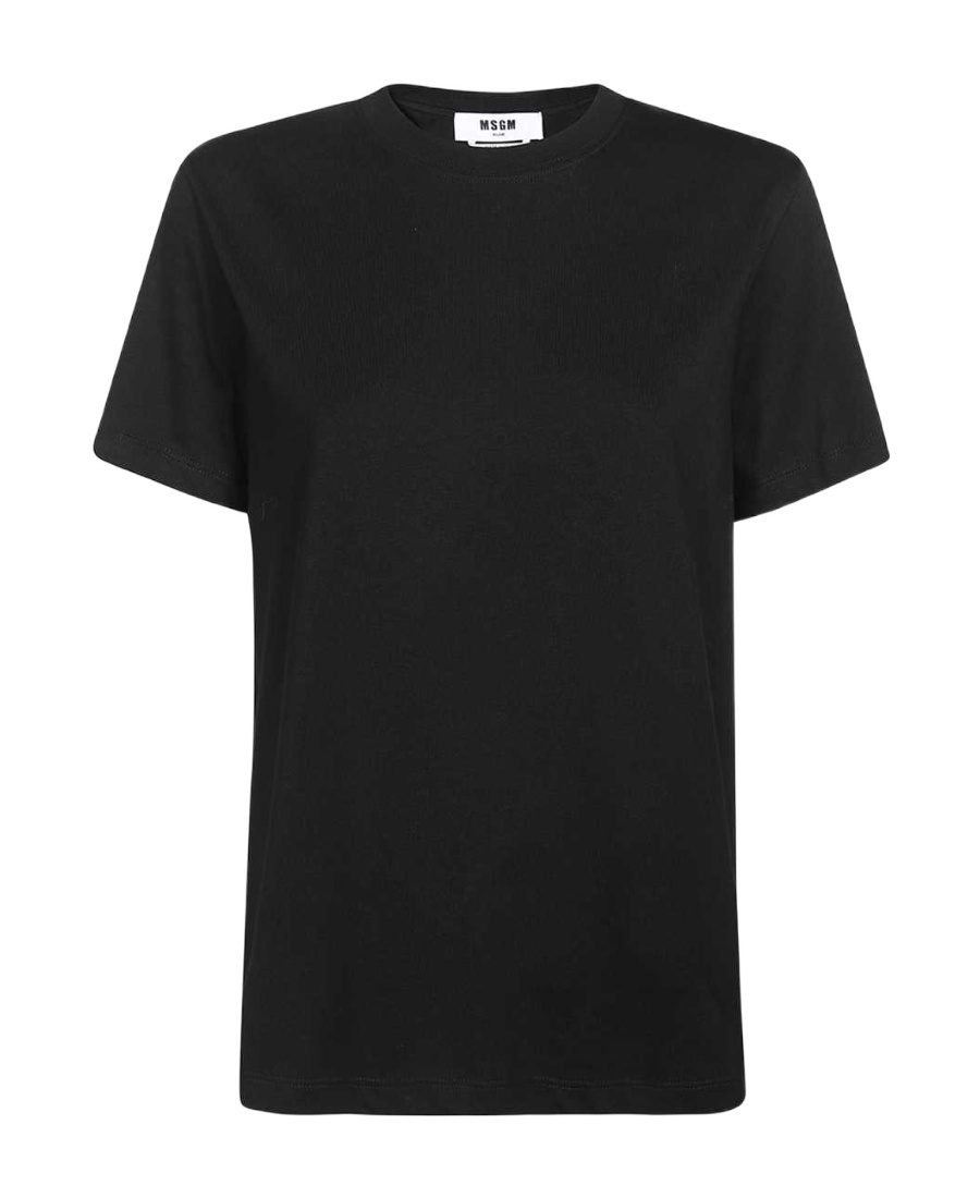 Msgm Slim Fit Crew Neck T-shirt In Black