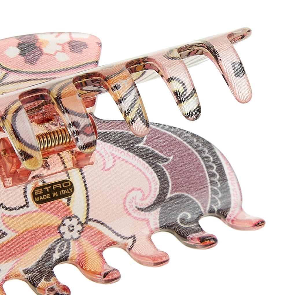 Etro Logo Hair Accessories In Yellow