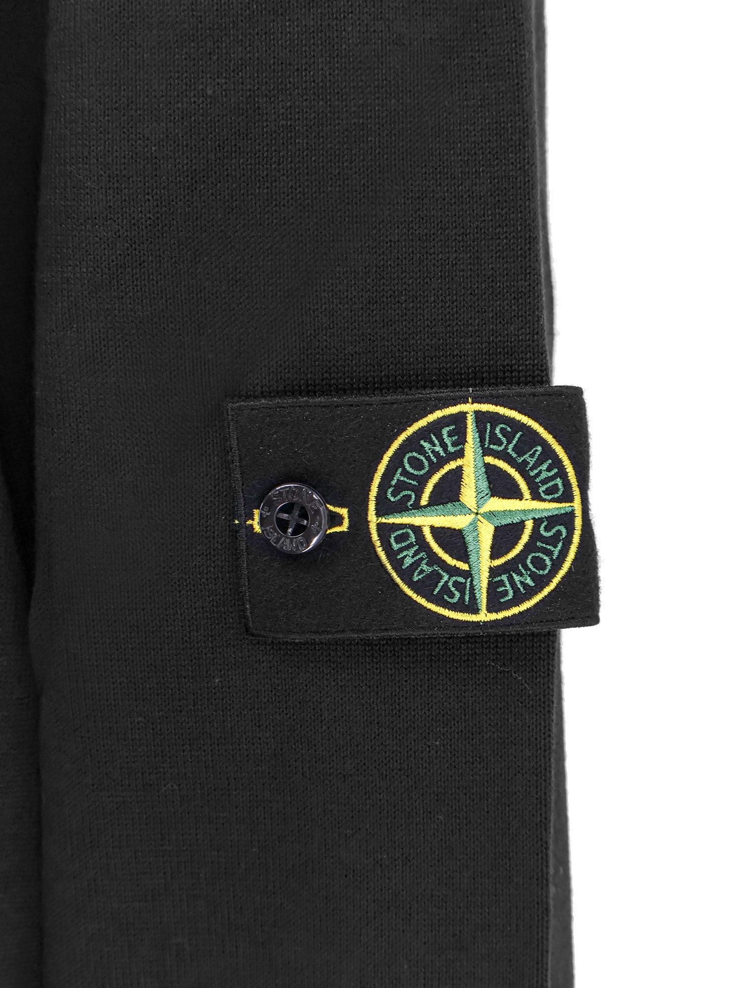 Stone Island Round Neck Sweater In Black