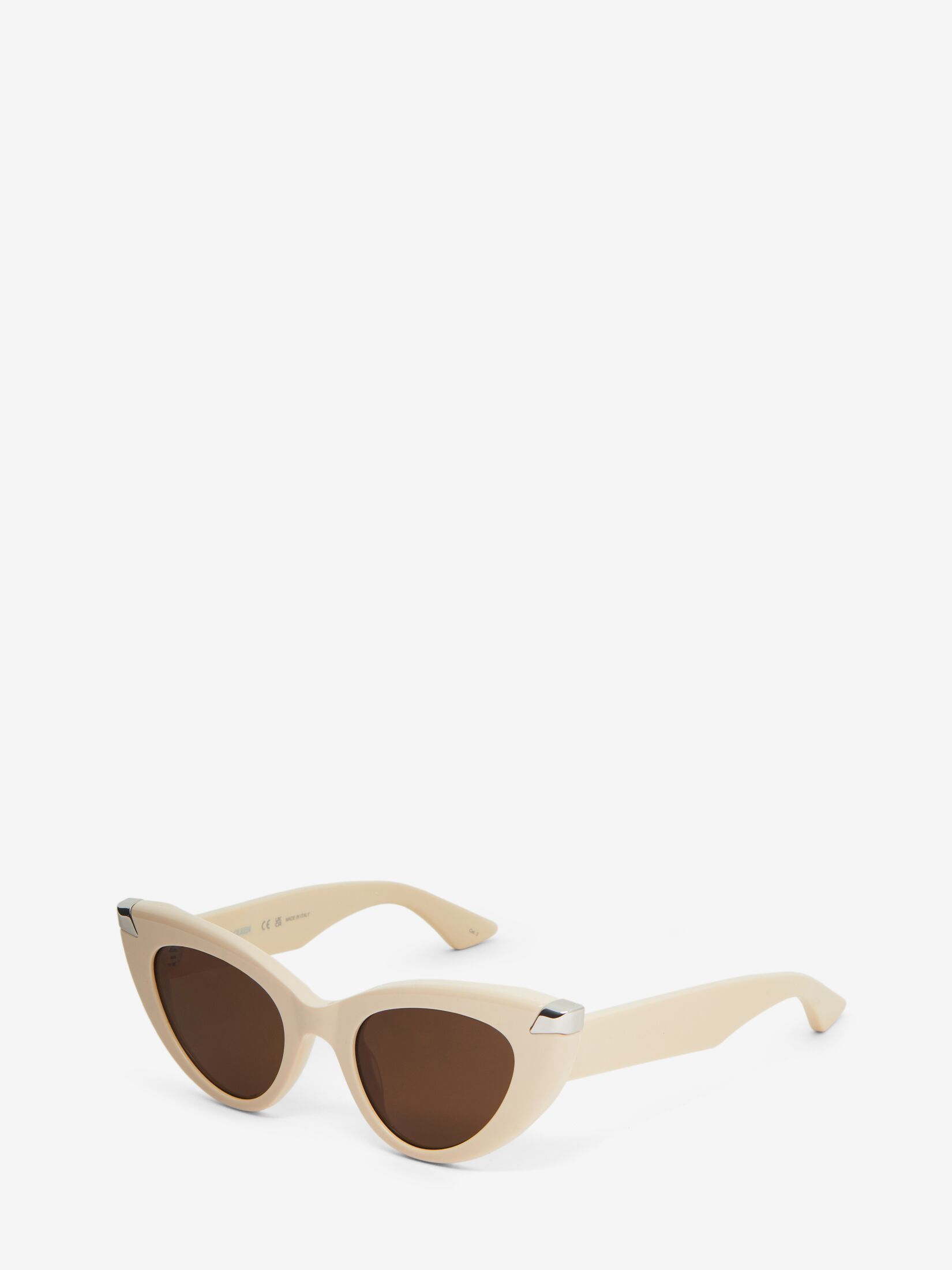 Alexander Mcqueen Eyewear Cat-eye Frame Sunglasses In Nude