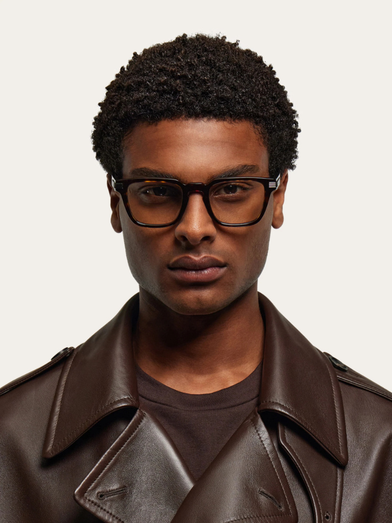 Ferragamo Optical Glasses In Black