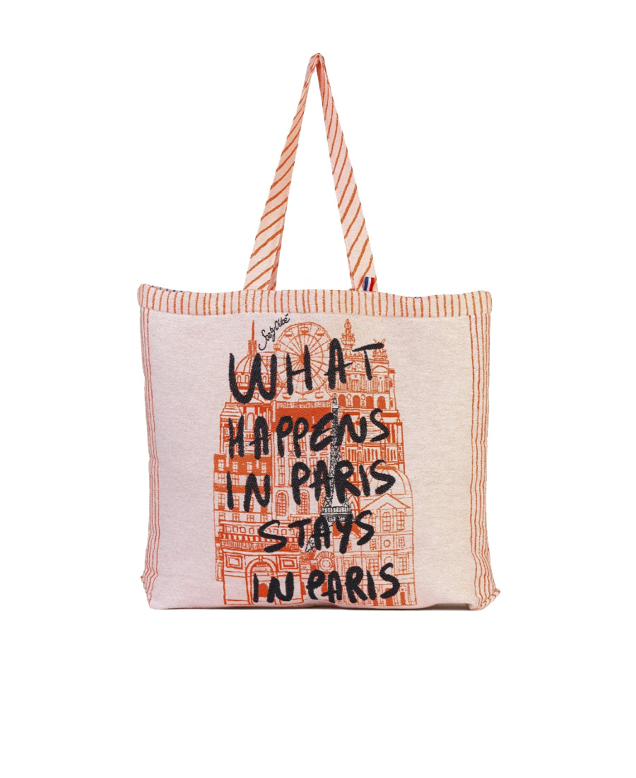 See By Chloé Letter Printed Shoulder Bag In Nude