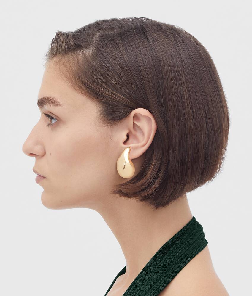 Bottega Veneta Drop Earrings In Yellow
