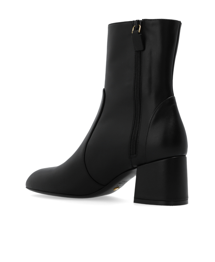 Stuart Weitzman Flareblock 60mm Leather Boots In Black