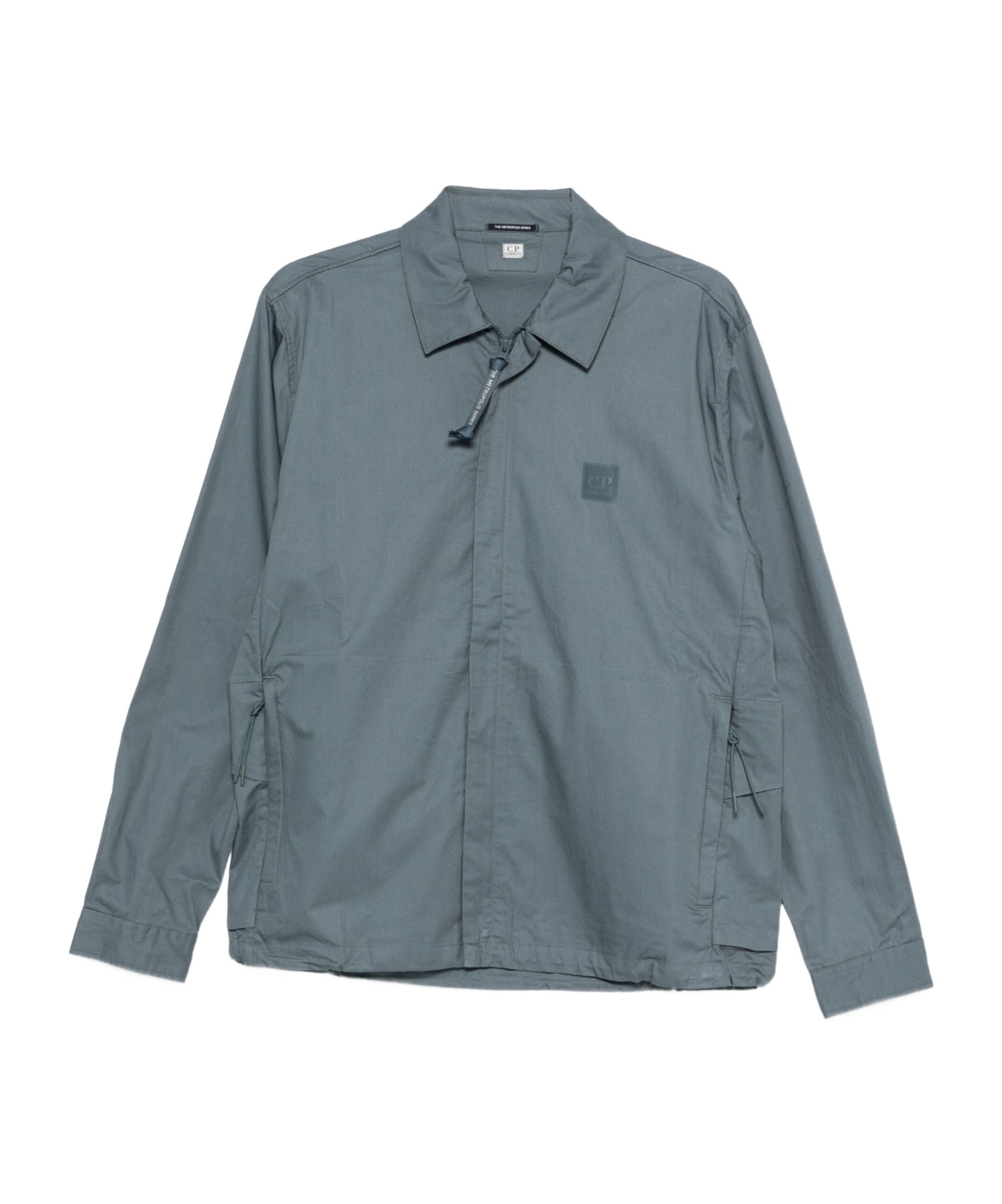 C.p. Company Pocket Zip-fastening Jacket In Gray