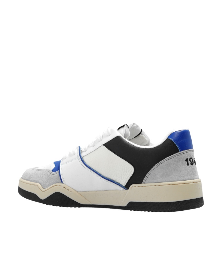 Dsquared2 Spider Leather Low-top Sneakers In White
