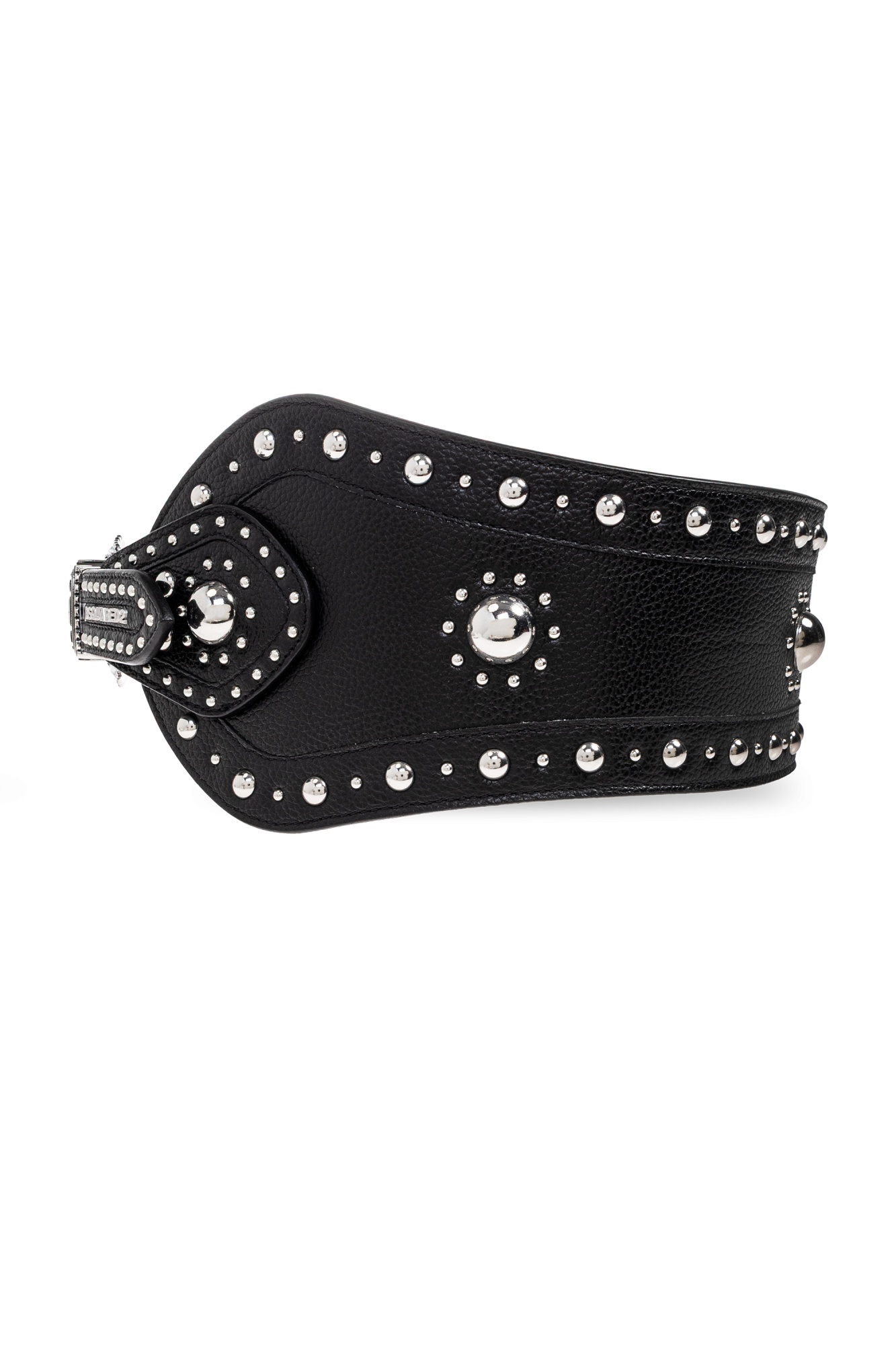 Dsquared2 Studded Leather Belt In Black