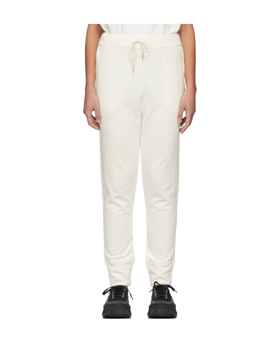 Jil Sander Tapered Track Pants In White