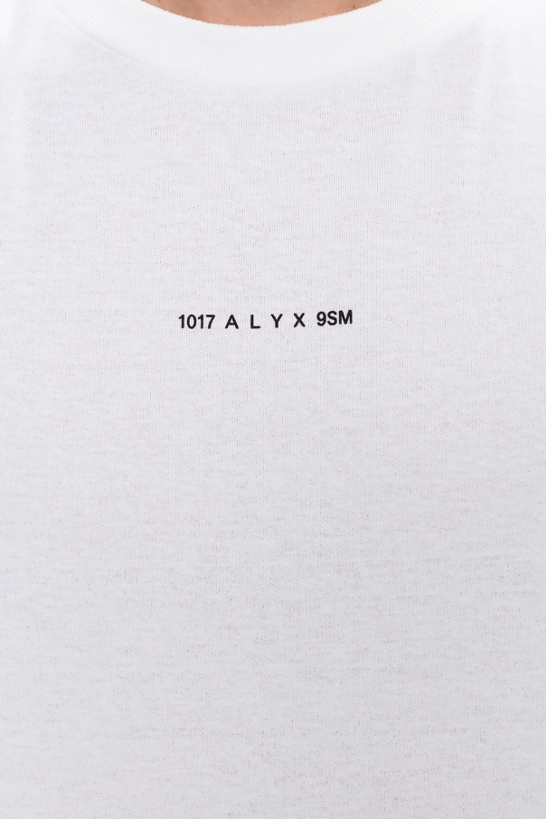 Alyx Logo-print Crewneck T-shirt In White