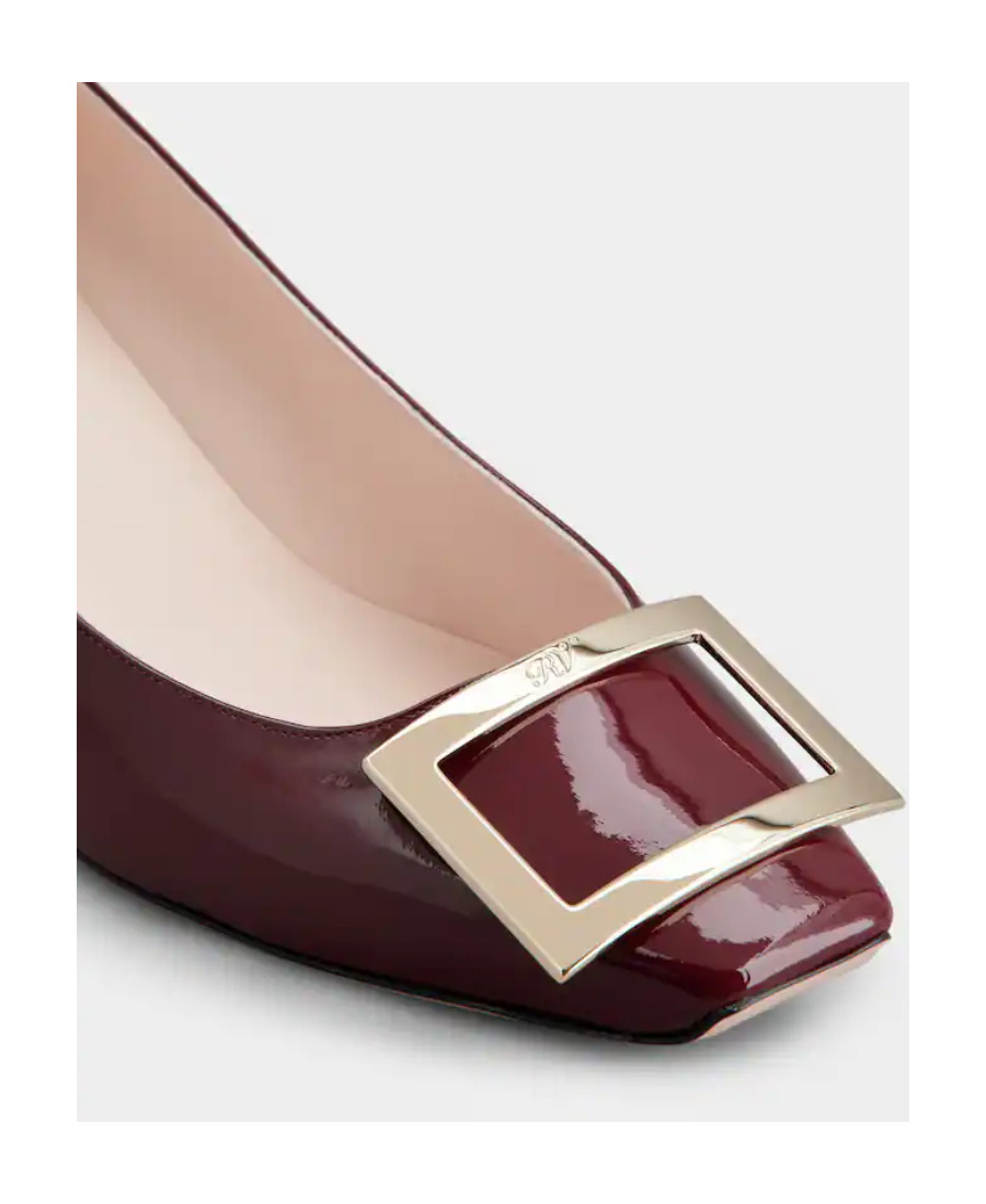 Shop Roger Vivier Trompette Metal Buckle High Heels In Brown