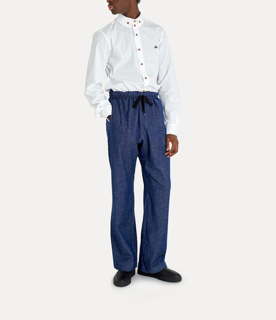Vivienne Westwood Krall Logo-embroidered Cotton Shirt In White