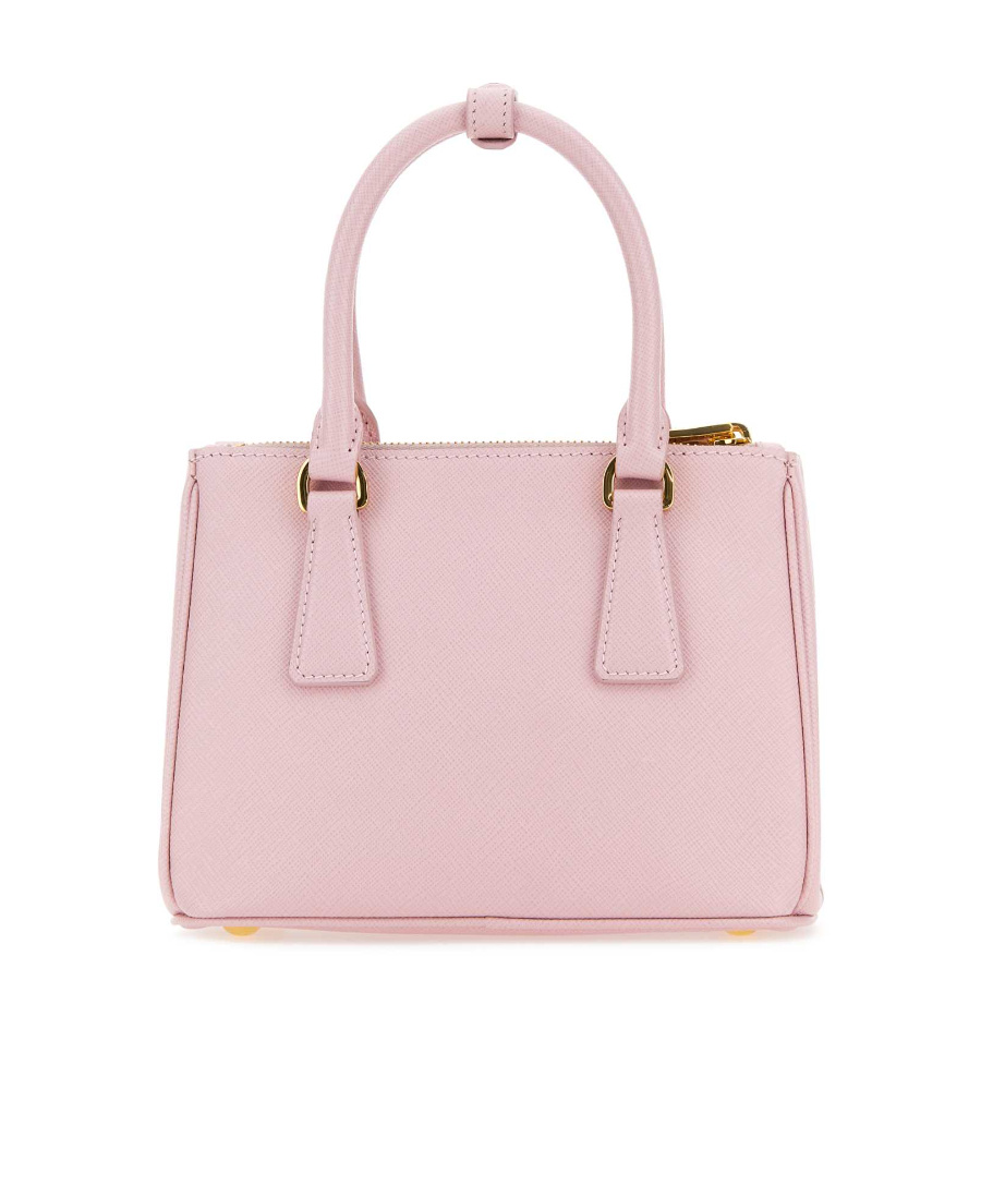 Prada Mini Galleria Leather Bag In Pink