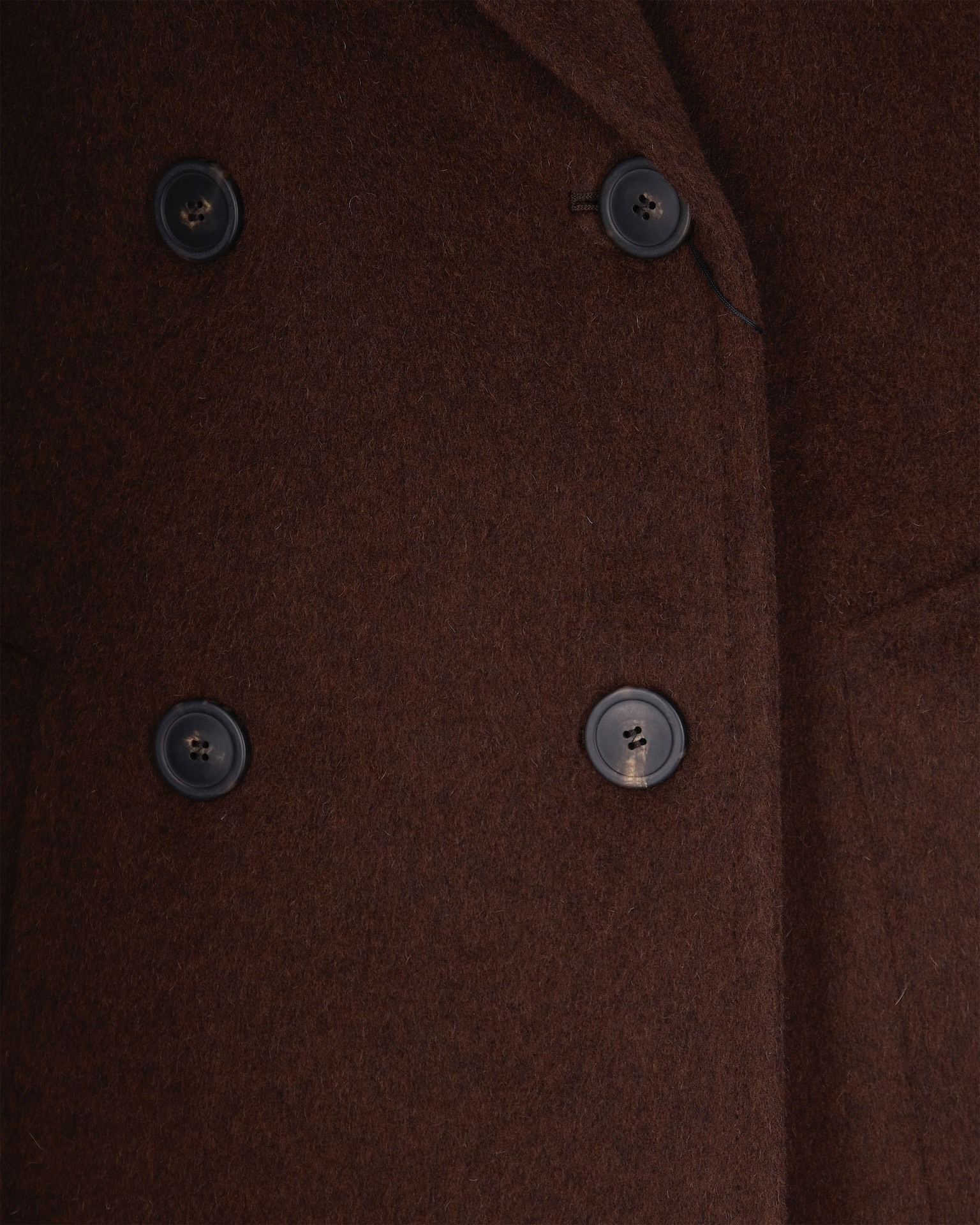 Weekend Max Mara Zufolo Double-breasted Coat In Brown