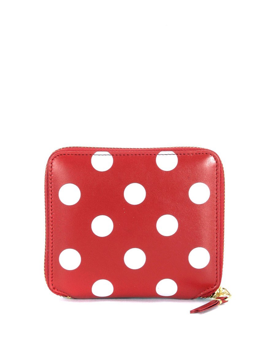 COMME DES GARÇONS LOGO WAVE POINT SHORT WALLET