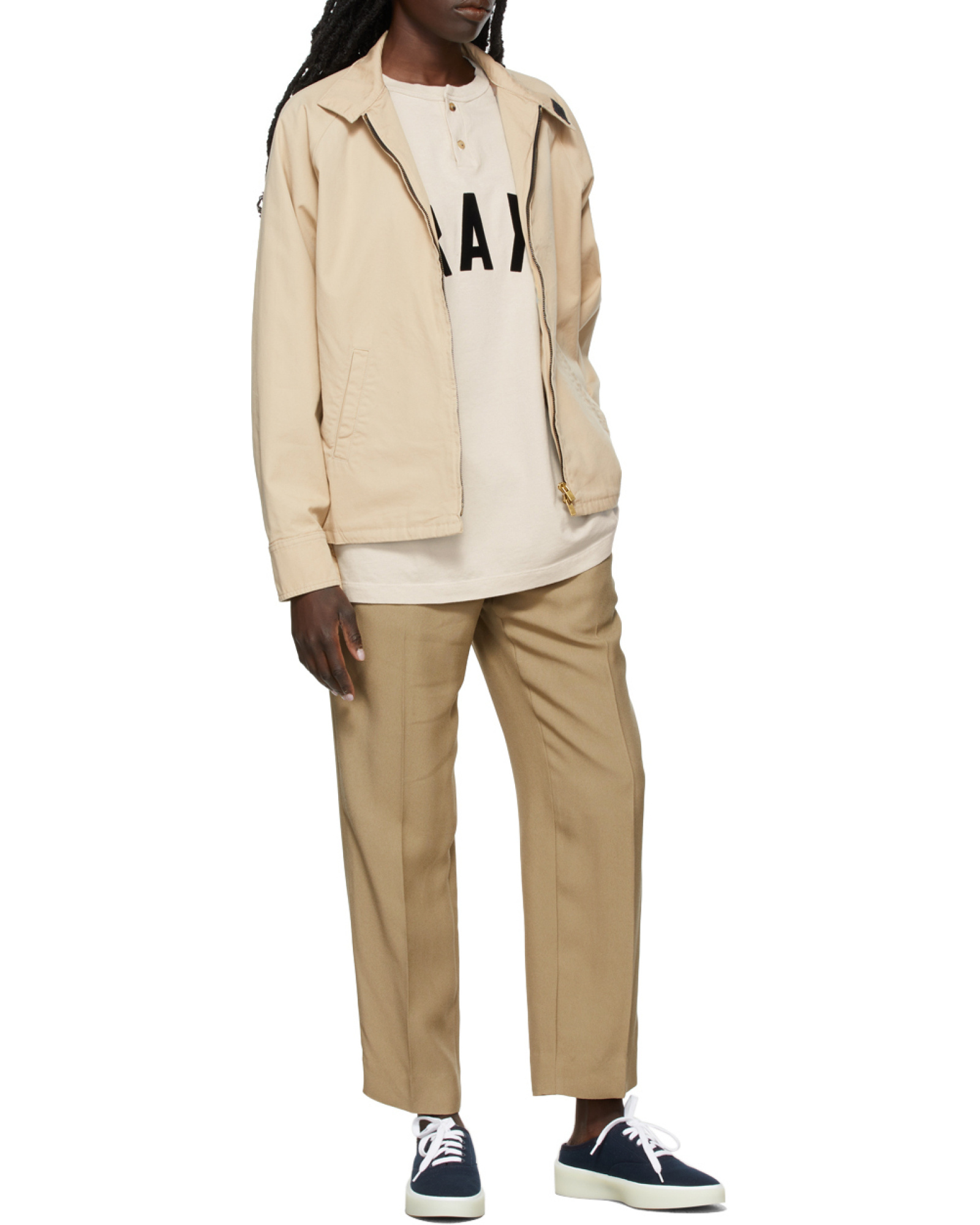 Fear Of God Everyday Straight Leg Trousers In Nude