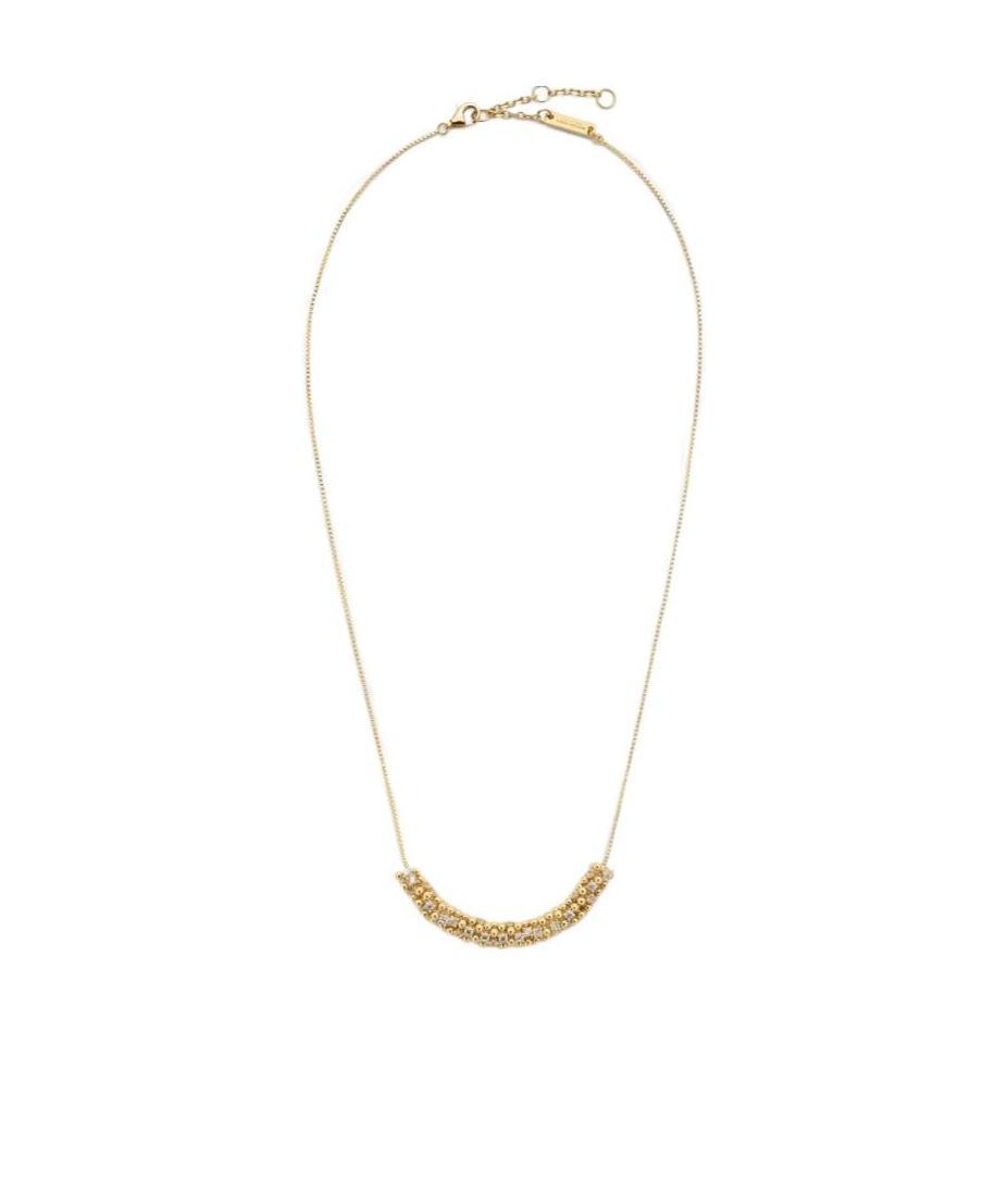 Bottega Veneta Bubble Necklace In Yellow