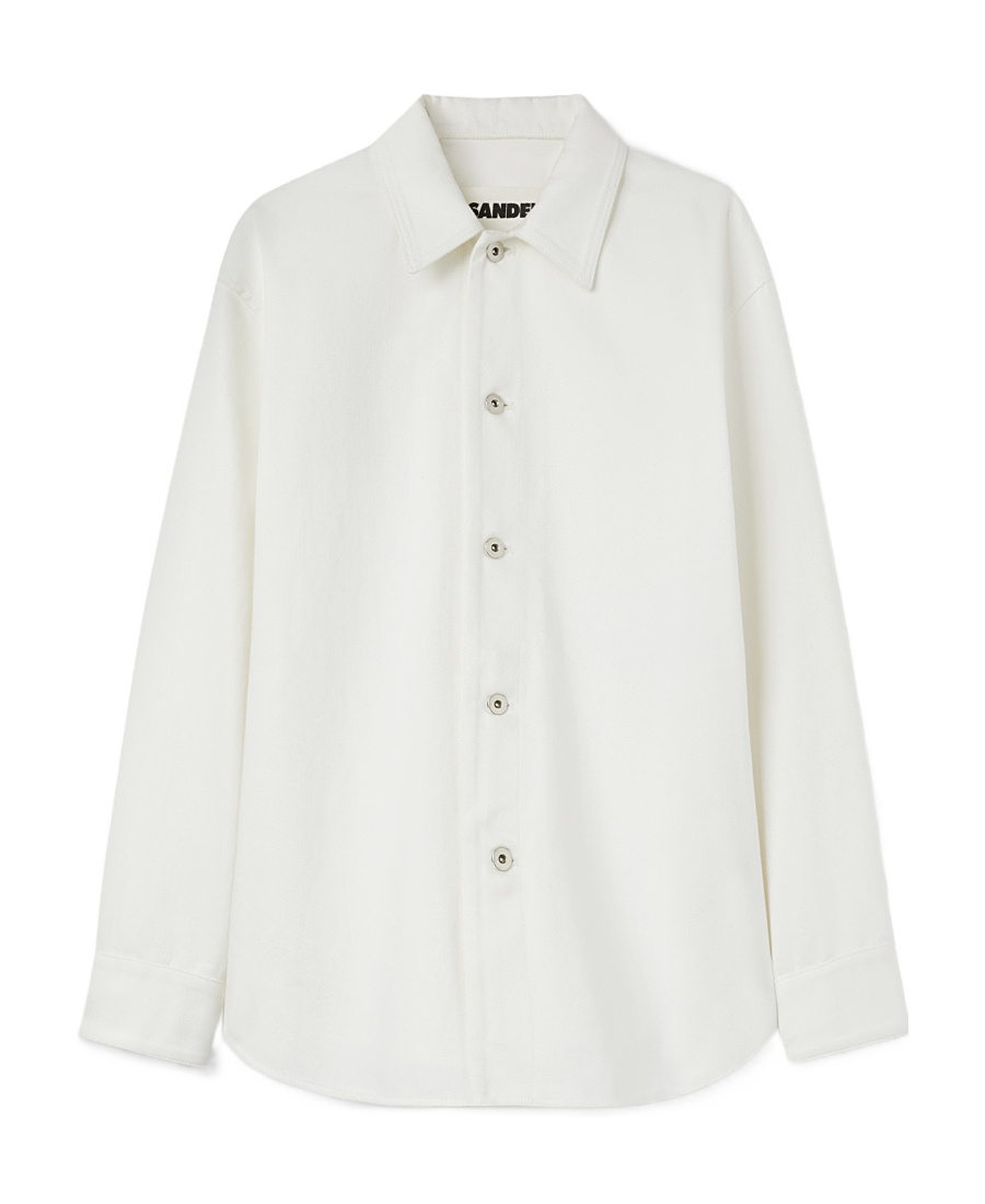 Jil Sander Buttoned Shirt In White