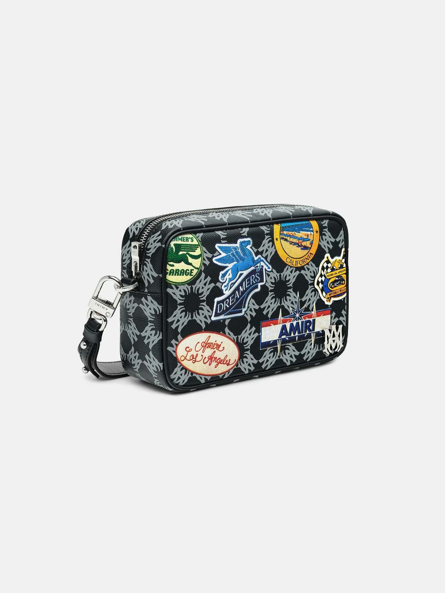 Amiri Station Patch Camera Bag In Black