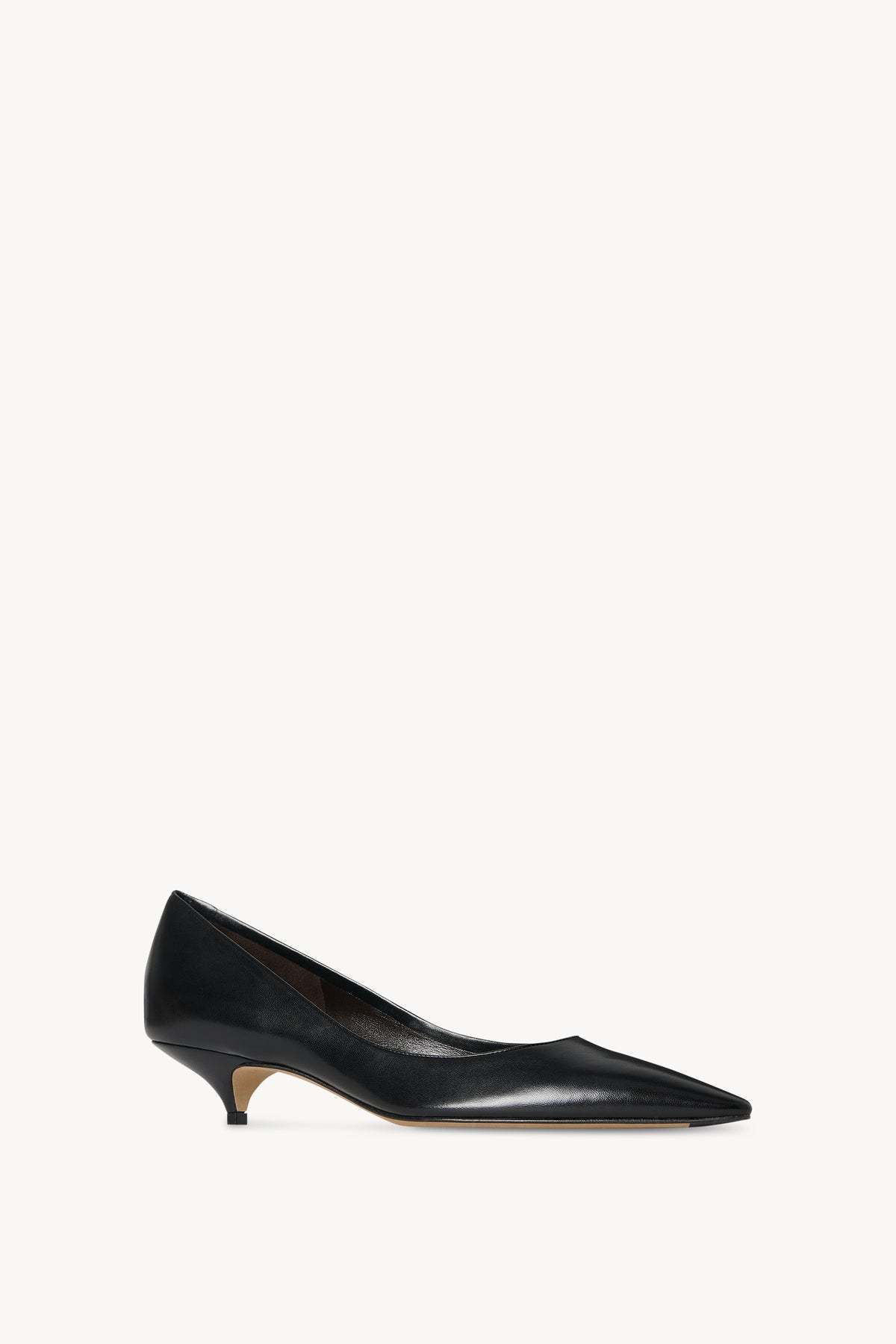 The Row Liisa Kitten Heel Pumps In Black