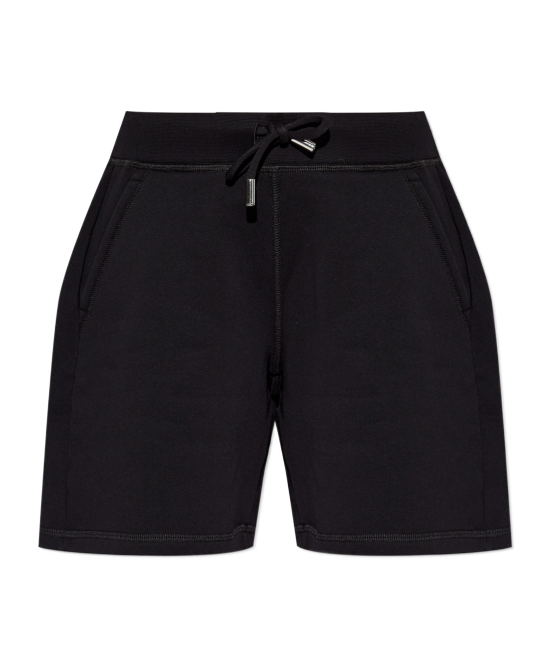 Dsquared2 Printed Track Shorts In Black