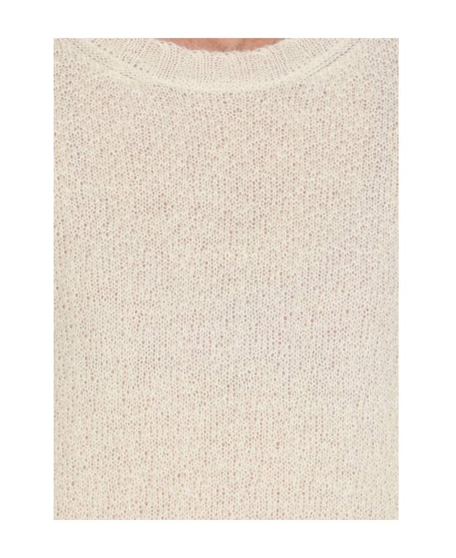 Jil Sander Textured Chunky-knitted Jumper In White