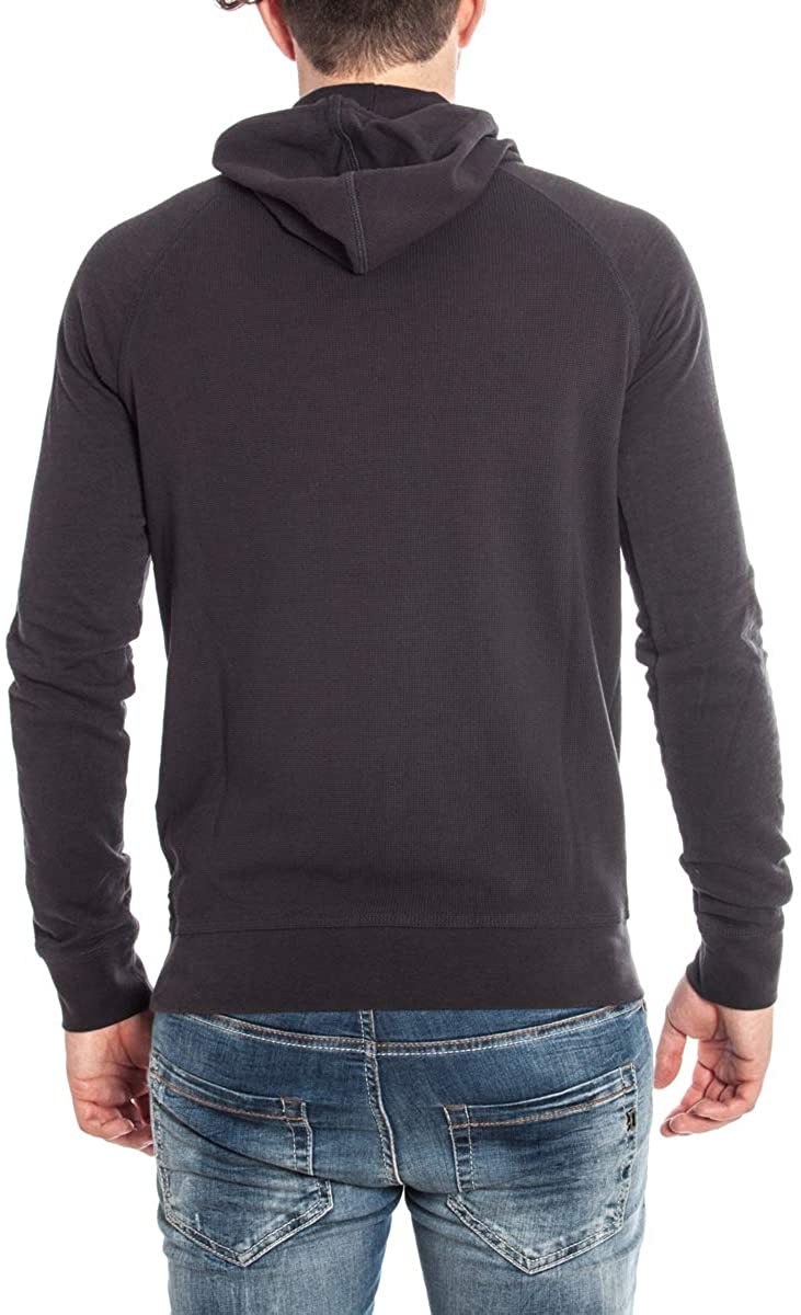 ARMANI JEANS LOGO HOODED SWEATER