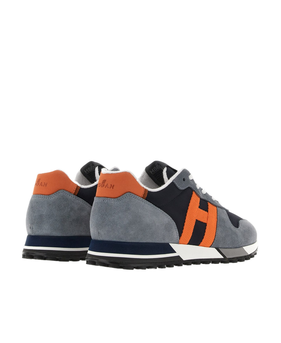 Hogan Sneakers  H383 Orangegrey In Black