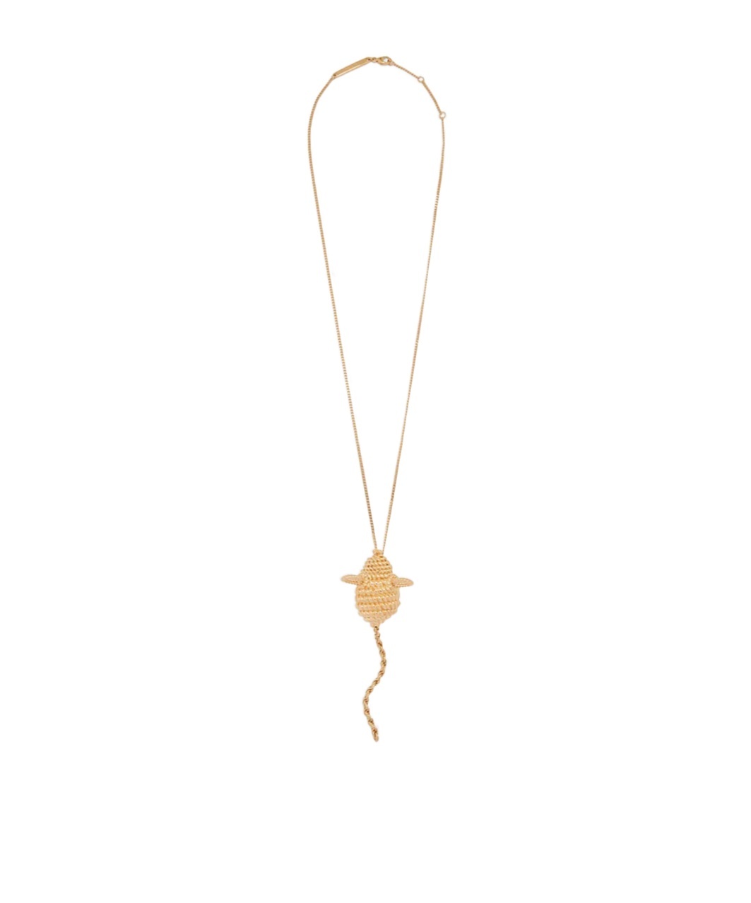 Loewe Mickey Mouse Necklace In Gold Brass In Gold
