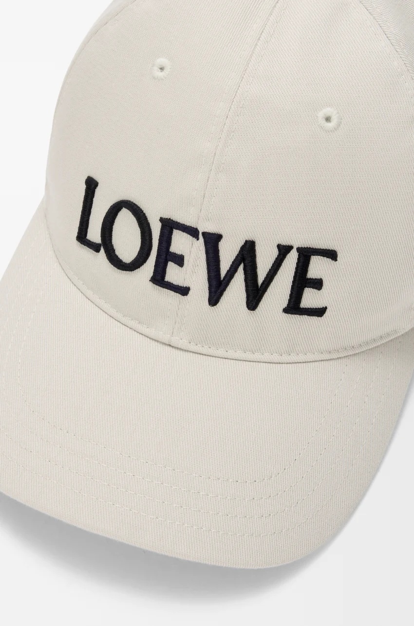 Loewe Louis Wain Logo-embroidered Cotton-twill Baseball Cap In Neutral