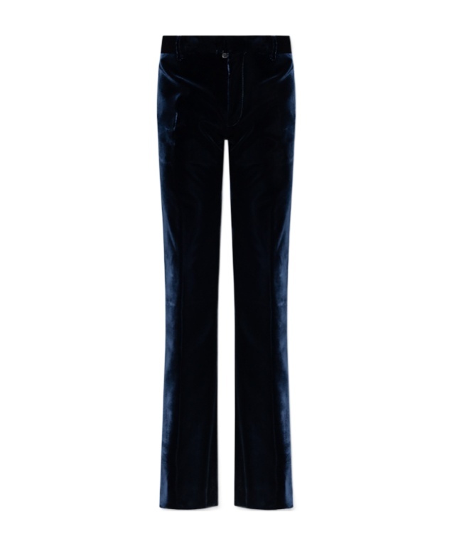 Dsquared2 Velvet Casual Pants In Black