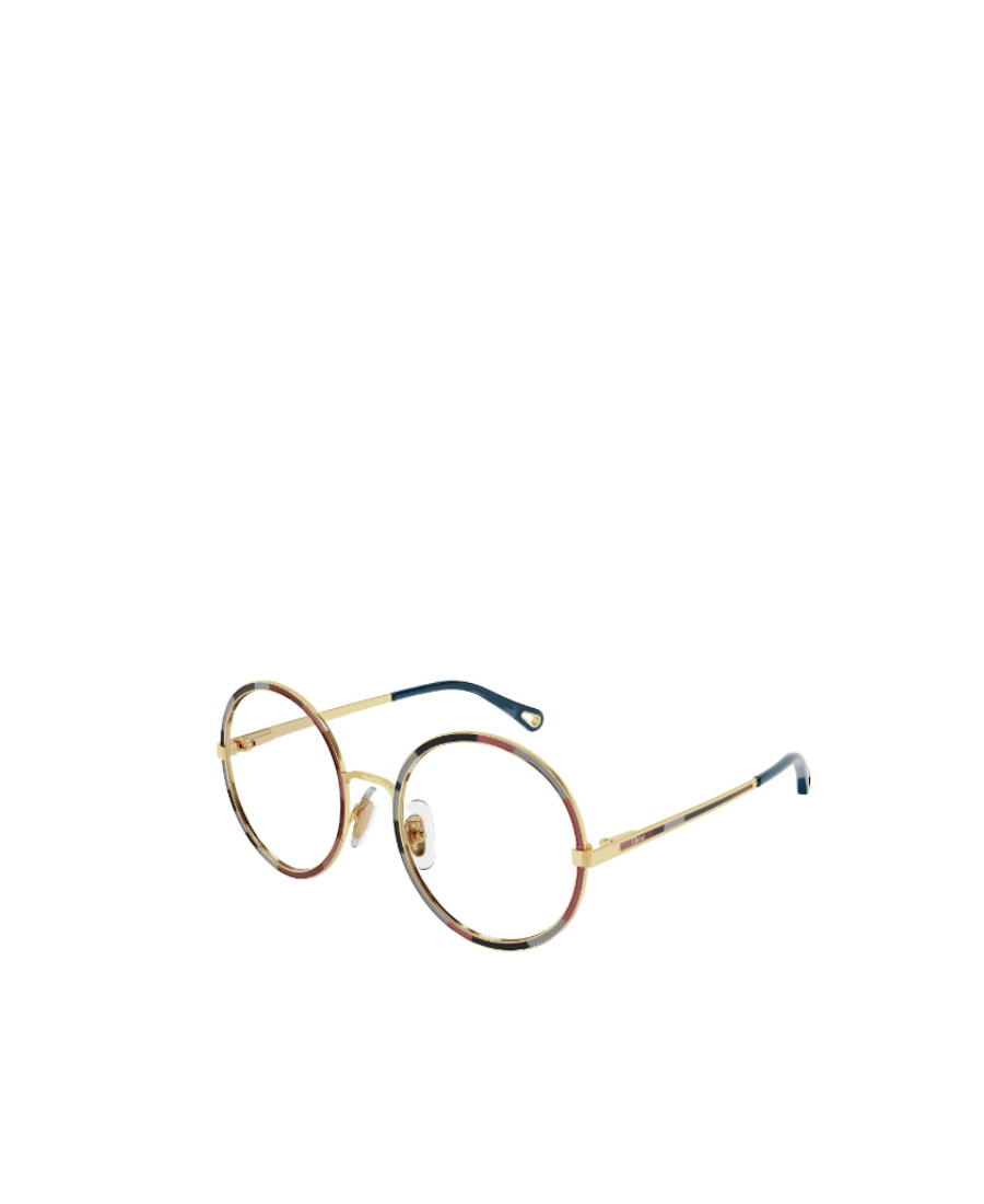 Chloé Gradient Round-frame Glasses In Nude