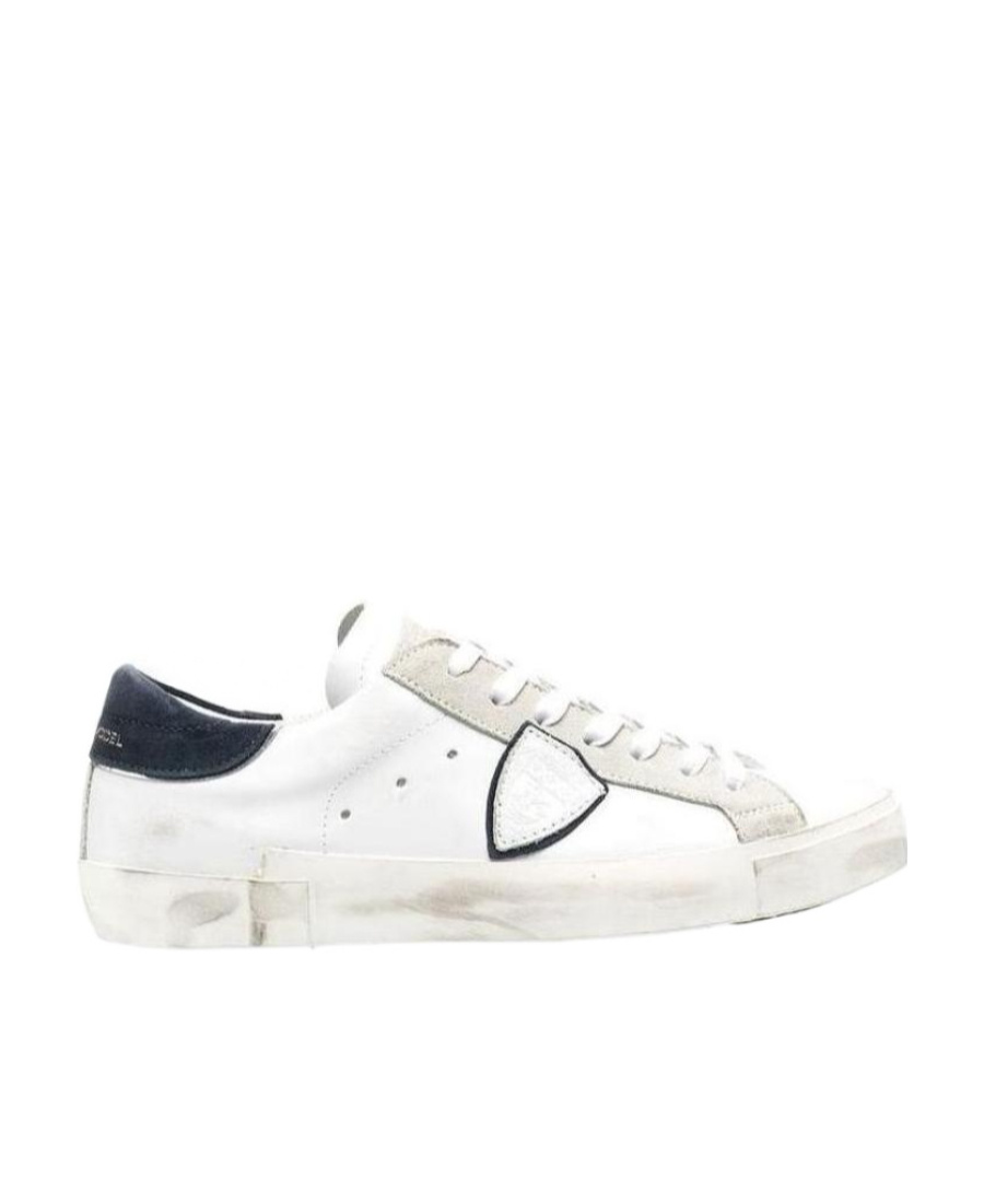 Philippe Model Distressed Effect Low-top Sneakers In White