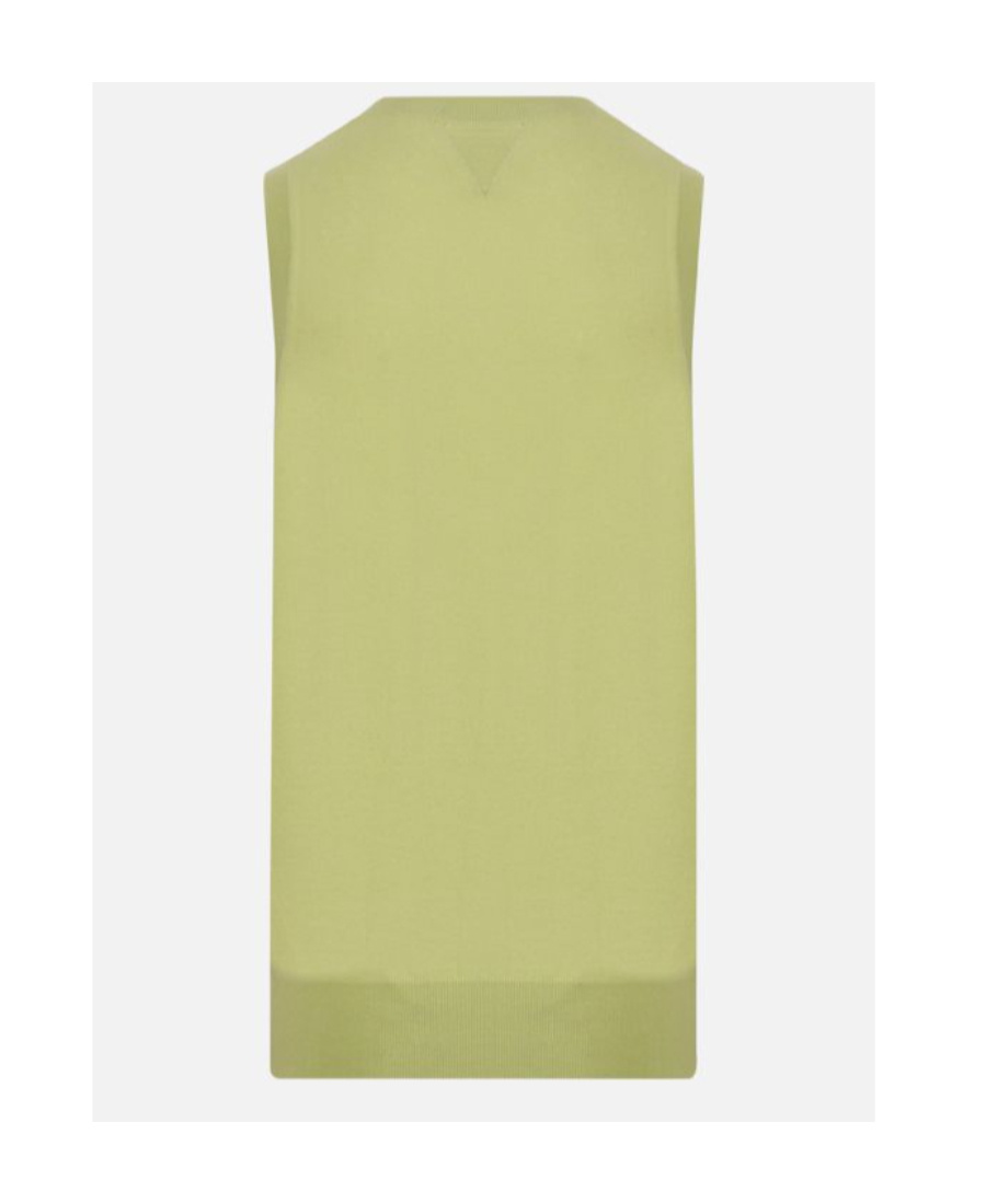 Bottega Veneta Scoop Neck Knitted Top In Animal Print