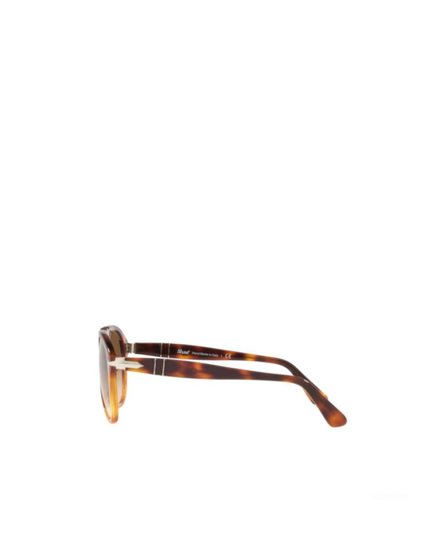 Persol Oval Frame Sunglasses In Brown