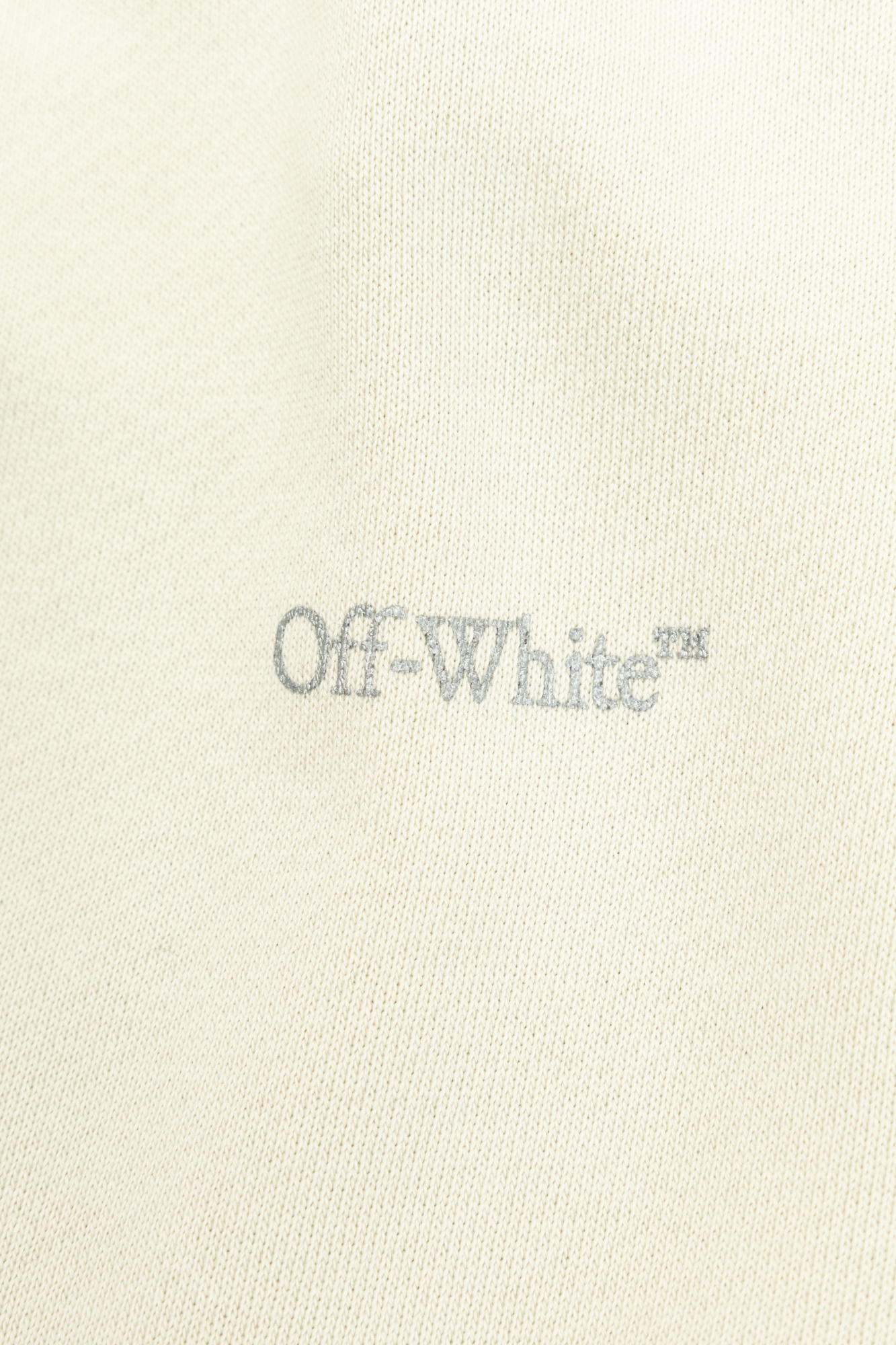 Off-white Cotton Skirt In White
