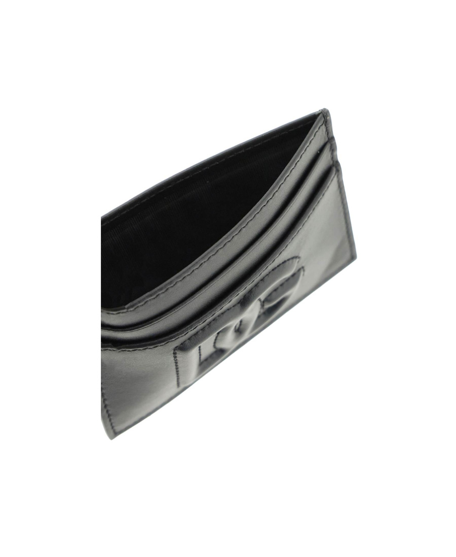 DOLCE & GABBANA DEBOSSED-LOGO DETAIL CARDHOLDER 